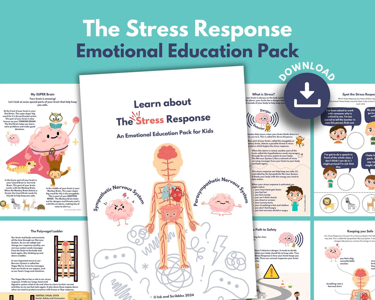 Kids Stress Response & Nervous System Master Pack